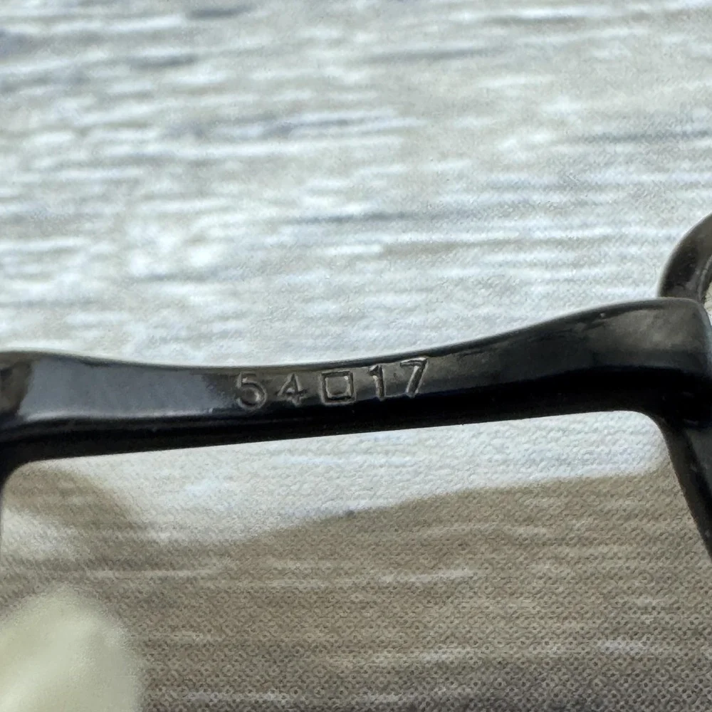 Ray-Ban RB6154 2576 Eyeglass Frames 54-17-140 Semi-Rimless Rectangle Black Metal